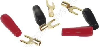 GOLD vidličky M4 pro kabel 6 mm2, 4ks