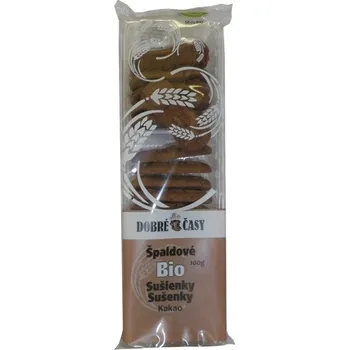 Špaldové BIO sušenky Dobré časy Kakao 100g