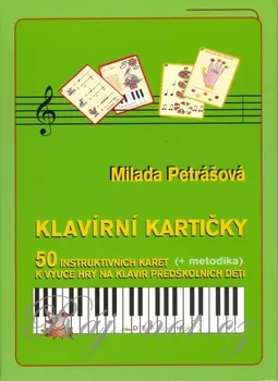 KLAVÍRNÍ KARTIĆKY - 50 instruktivních karet k výuce hry na klavír pro předškolní děti