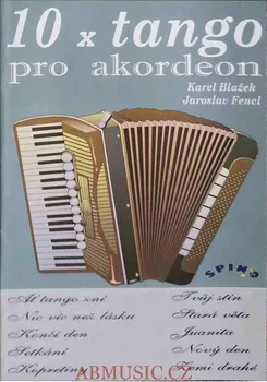 10x pro akordeon - TANGO - Karel Blažek