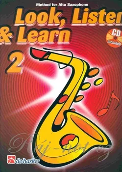 LOOK, LISTEN & LEARN 2 + CD method for alt sax