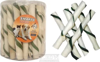 Pamlsek pro psa Smarty trubička bílá Mint 40 ks