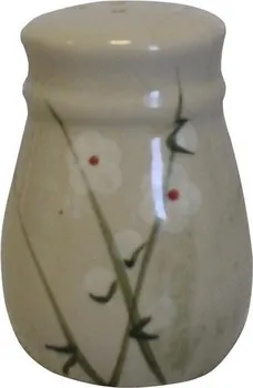 Slánka TORO s dekorem bílé květinky, průměr 6, 2 cm