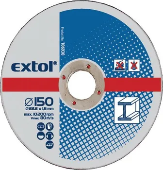 Řezný kotouč Extol Craft 106930150 mm 5 ks