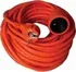 Průmyslový kabel Prodlužovák 15 m oranžový 3x1 mm max. 1400W, 6A