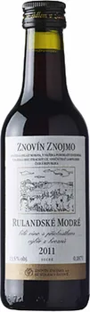 Víno RULANDSKÉ MODRÉ 2011 VÝBĚR Z HROZNŮ ZNOVÍN 0,187L