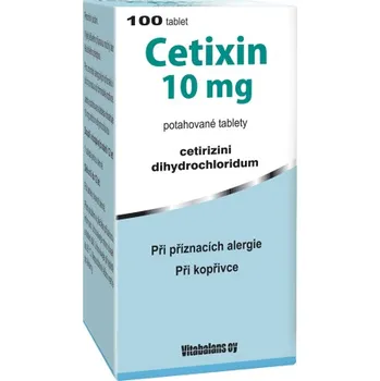 Lék na alergii Cetixin tablety 100 x 10 mg