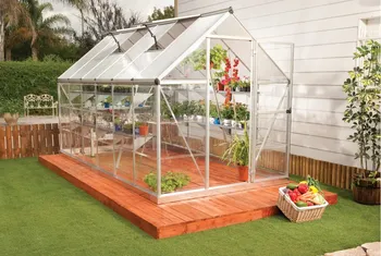 zahradní skleník Palram Hybrid 1,8 x 3,7 m PC 4 mm