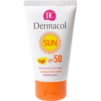 Přípravek na opalování Dermacol Voděodolný ochranný pleťový krém Sun SPF 50 50 ml