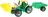 LENA Traktor se lžící a přívěsem, zelený/žlutý
