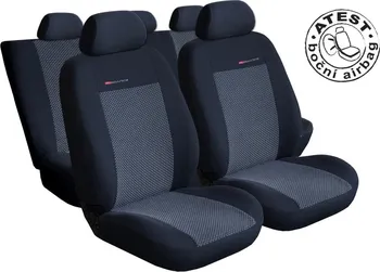 Potah sedadla Autopotahy Fiat Doblo III Cargo od r.2009, 2 místa, šedo černé