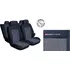Potah sedadla Autopotahy Škoda Octavia I TOUR, dělená, šedo černé