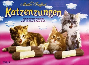 Čokoláda Maitre kočičí jazýčky mléčné 100g