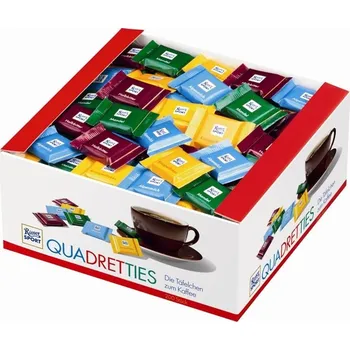 Ritter Sport Quadretties - směs čokolád s různými náplněmi 200x5g