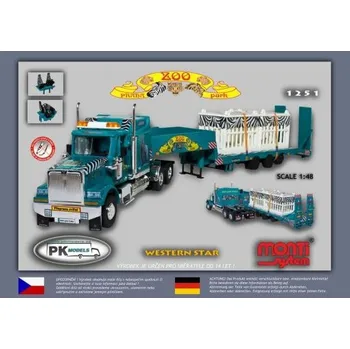 Plastikový model Monti System Western Star ZOO Park Praha (1:48)