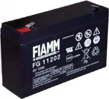 Záložní baterie Fiamm olověná baterie FG11202 6V/12Ah