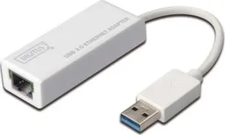 Síťová karta Digitus USB 3.0 adaptér na Gigabit Ethernet , 1x RJ45, USB-A, 10/100/1000Mbps, USB 3.0 XP, Vista, 7, Max OS X, Linux