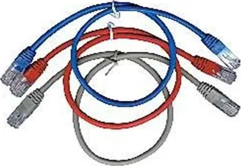 Síťový kabel GEMBIRD Eth Patch kabel c5e UTP 3m - červený