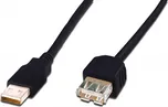 Digitus USB kabel prodlužovací A-A,…