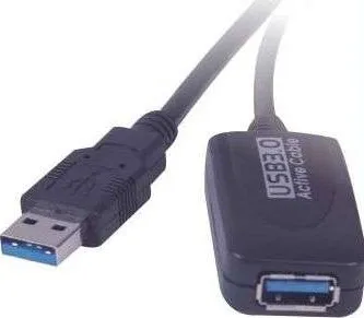 Datový kabel PremiumCord USB 3.0 repeater a prodlužovací kabel A/M-A/F 5m