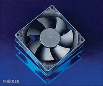 PC ventilátor přídavný ventilátor Akasa 80x80x25 black OEM