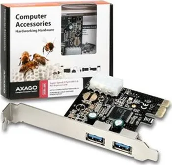 AXAGO PCI-Express adapter 2x USB3.0 ETRON