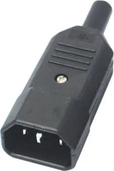 Síťový konektor PremiumCord konektor IEC 320 C14 10A černý