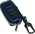 Kožený obal se zipem černý pro klíč Škoda, VW, Seat, 3-tlačítkový (48VW105)