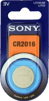 Článková baterie SONY CR2016B1A velikost CR2016, 1 ks, v blistru