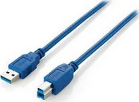 Datový kabel equip USB 3.0 Cable A->B M/M 1,0m, modrý