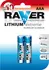 Článková baterie Baterie RAVER 2x AAA LITHIUM