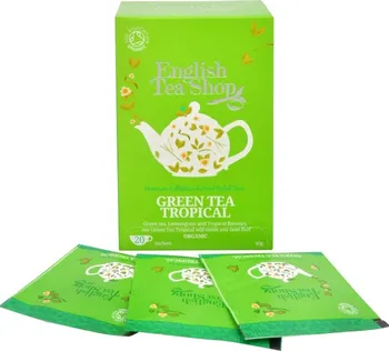 Čaj English Tea Shop Green Tea Tropical Bio 20 ks