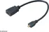 Datový kabel AKASA - HDMI na mikro HDMI adaptér - 25 cm
