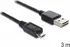 Datový kabel Delock kabel EASY-USB 2.0-A samec > USB 2.0 micro-B samec 3 m