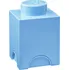 úložný prostor na hračky LEGO Úložný box 1 hranatý modrý
