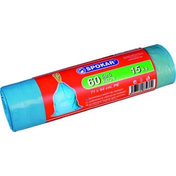 Pytle na odpadky Spokar sáčky zatahovací na odpadky 60 l - 15ks