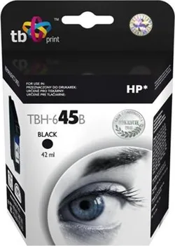 Inkoustová náplň TB HP 51645AE (No.45) Bk kompatibilní - černá