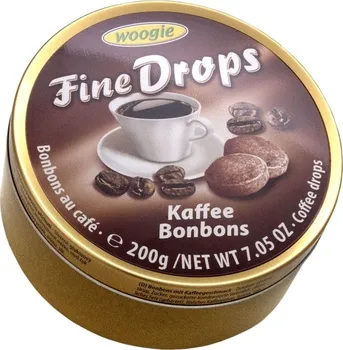 Bonbon Woogie kávové bonbony v plechové dóze 200g