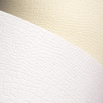 Barevný papír ozdobný papír Borneo bílá 220g, 20ks