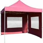 Garth Profi zahradní párty stan nůžkový 3 x 3 m + 2 boční stěny