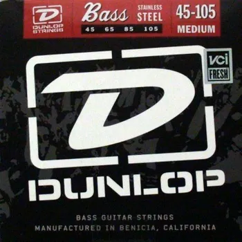 Příslušenství pro strunný nástroj Struny na čtyřstrunnou basovou kytaru Dunlop DBS45105 