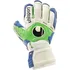Brankářské rukavice Uhlsport Ergonomic Aquasoft bílé/modré/zelené