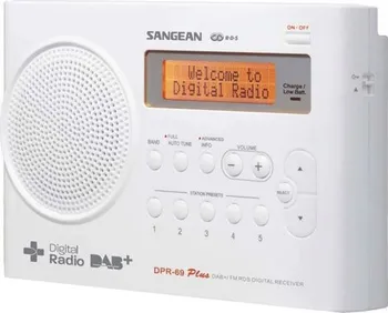 Radiopřijímač Sangean DPR 69 DAB bílé