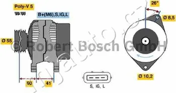Alternátor Alternátor Bosch (0 123 325 012) TOYOTA
