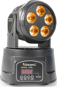 Světelný efekt BeamZ LED otočná hlavice 5x 18W RGBW-UV DMX 
