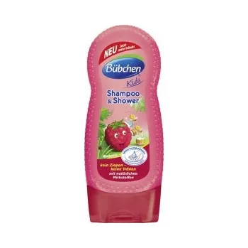 Dětský šampon Bübchen šampon a sprchový gel pro děti malina 230ml