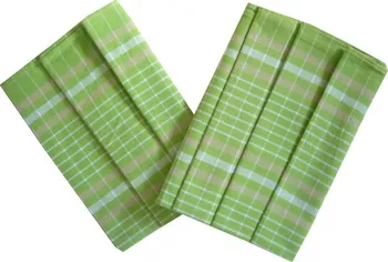 Utěrky z Egyptské bavlny 3 ks kostka zelená