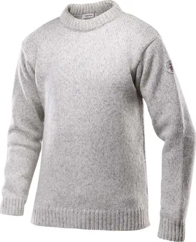 Pánský svetr Devold Nansen sweater crew neck Grey Melange