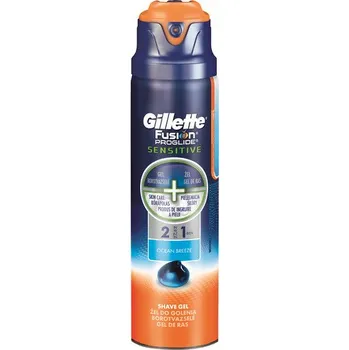 Gillette 2 v 1 Fusion Proglide Sensitive Ocean Breeze 170 ml