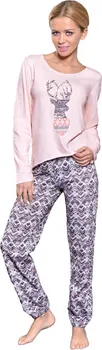 Dámské pyžamo Taro dámské pyžamo Daga 965 růžové